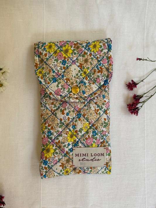 Countryside Crush Quilted Sunglasses Case