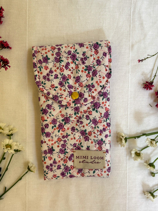 Throwing Shade (Sweetly) Quilted Sunglasses Case