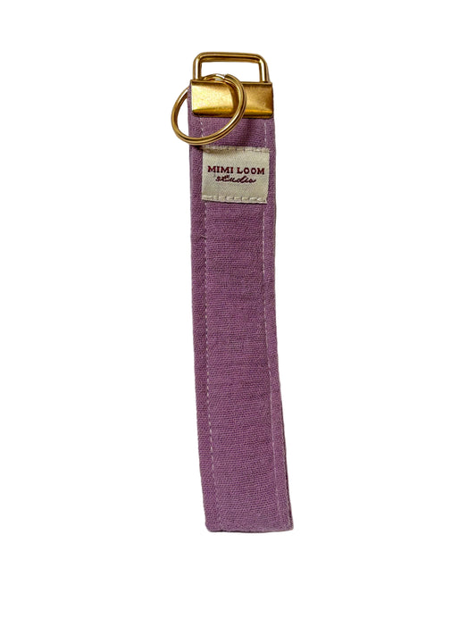 Lavender Latte Key Fob Wristlet