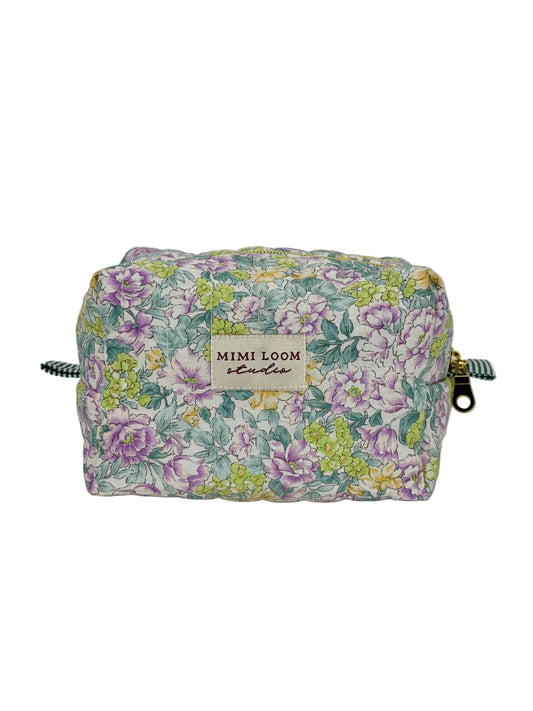 Bloom Where You’re Planted – Quilted Makeup Bag